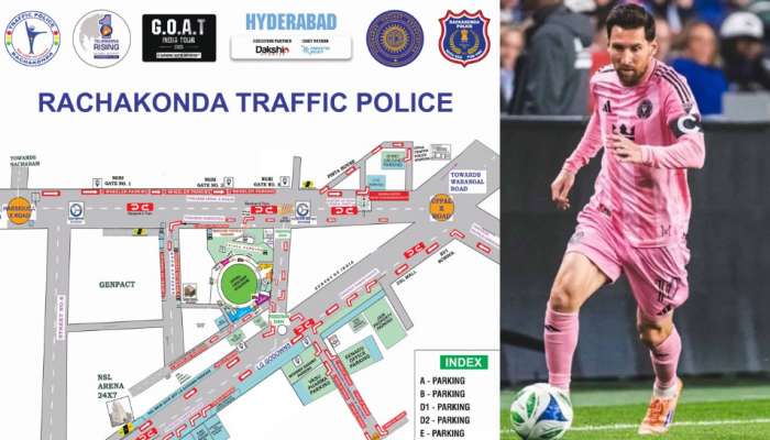 Hyderabad: నేడు మెస్సీ మ్యాచ్‌ ట్రాఫిక్‌ ఆంక్షలు..! టిక్కెట్‌ లేనివారు స్టేడియం పరిసరాల్లోకి రావద్దు..!