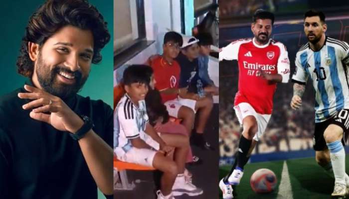 Allu Arjun kids Video: లియోనల్ మెస్సీని చూసేందుకు వచ్చిన అల్లు అర్జున్ పిల్లలు.. వీడియో వైరల్..