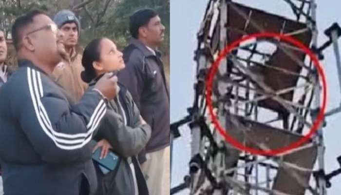 Telangana panchayat elections: పంచాయతీ ఎన్నికల వేళ బిగ్ ట్విస్ట్..సెల్ టవర్ ఎక్కిన సర్పంచ్ అభ్యర్థి..