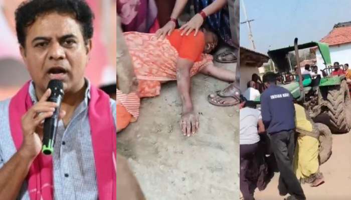 Ktr on Kamareddy incident: సర్పంచ్ అభ్యర్థిపై ట్రాక్టర్ ఎక్కించి హత్యయత్నం.. కేటీఆర్ సంచలన వ్యాఖ్యలు.. 