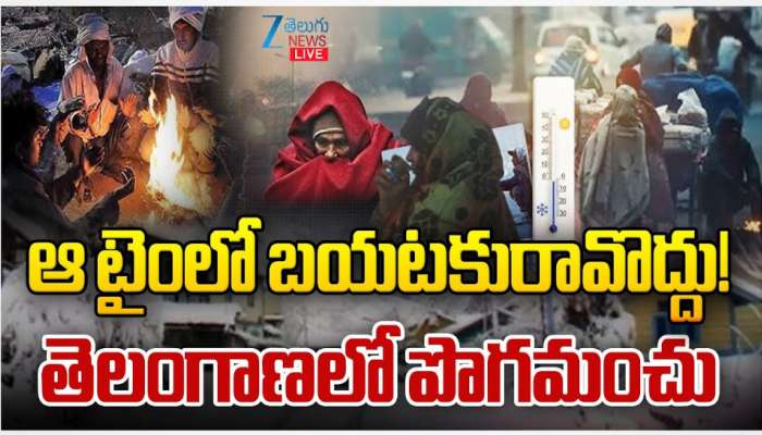 Telangana Cold Waves: తెలంగాణను కమ్మేసిన పొగమంచు.. ఆ టైమ్ లో  బయటకు రావొద్దు..!