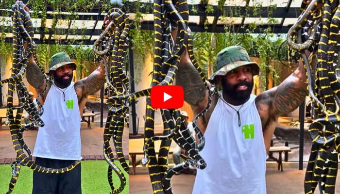 Rare Snakes Video: వామ్మో.. రెండు చేతుల్లో అరుదైన పాములు.. ఆ యువకుడు ఏం చేస్తున్నాడు ఇంతకీ.. వీడియో..