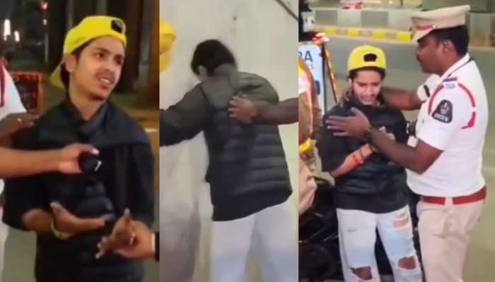 Hyderabad drunk drive Video: వదుల్తొరా.. నెత్తిగొడకు కొట్టుకోనా..?.. నడి రోడ్డు మీద మందుబాబు రచ్చ రంబోలా.. వీడియో ..