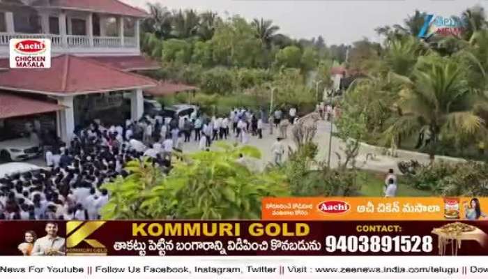 Brs workers special birthday wishes to former cm kcr 