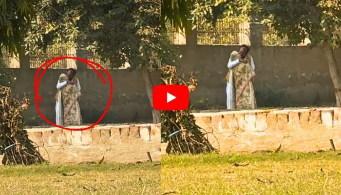 Romance Video: పార్కులో రెచ్చిపోయిన ఆంటీ అంకుల్.. అందరూ చూస్తుండగానే లిప్ లాక్.. వీడియో!