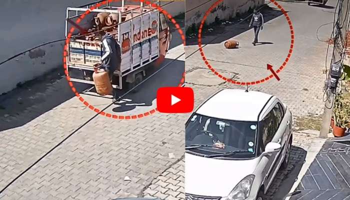 Gas Cylinder Theft Video: రూటు మార్చిన దొంగలు.. బంగారం కాదు.. గ్యాస్ సిలిండర్ల పైనే కన్ను! వీడియో