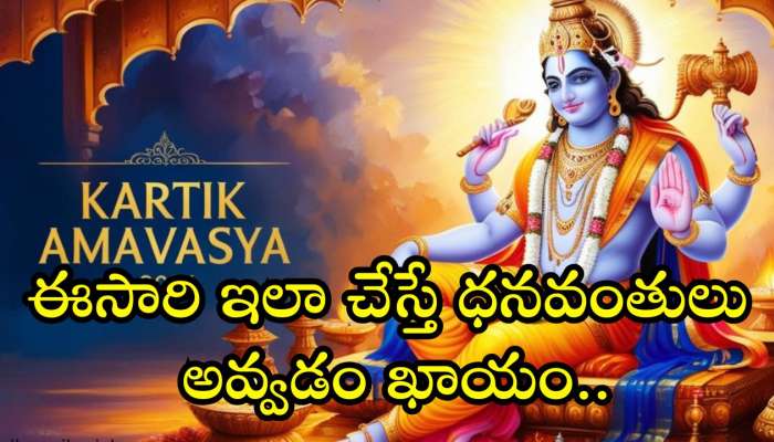 Kartika Amavasya 2024: ఏడాదికి ఒకసారి.. కార్తీక అమావాస్య.. ఈసారి ఇలా చేస్తే ధనవంతులు అవ్వడం ఖాయం!