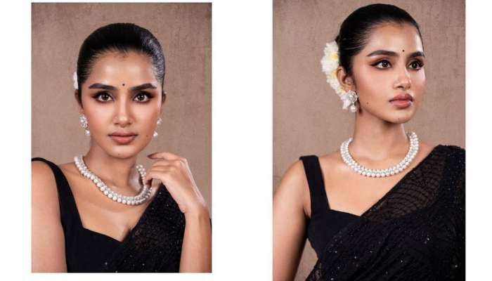 Anupama Parameswaran: నల్ల చీరలో కాటుక కళ్లతో కవ్విస్తోన్న టిల్లు భామ అనుపమ పరమేశ్వరన్.. 