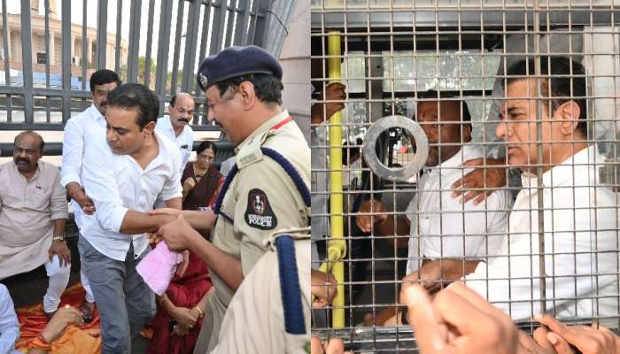 Jagadish Reddy: జగదీశ్ రెడ్డి సస్పెండ్‌పై తీవ్ర దుమారం.. కేటీఆర్‌, హరీశ్‌ రావు అరెస్ట్‌