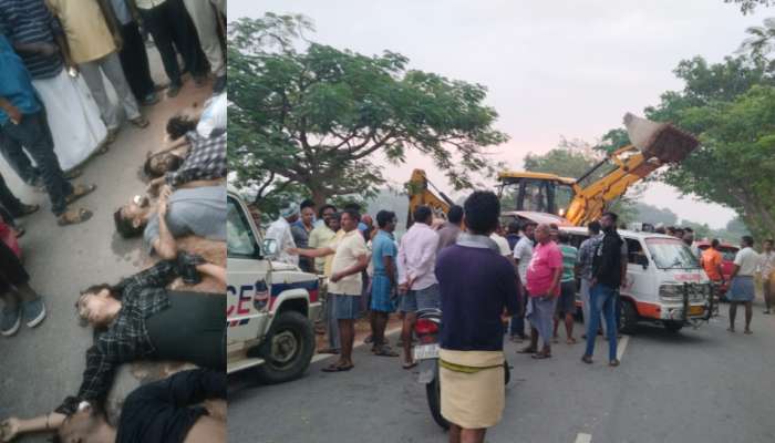 Bhudan Accident: భూదాన్‌ పోచంపల్లిల్లో ఘోర ప్రమాదం.. ఐదుగురు దుర్మరణం మరొకరి పరిస్థితి విషమం..