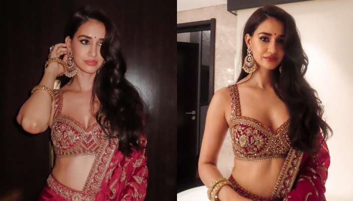 Disha Patani: గాగ్రా చోళిలో దిశా పటానీ అందాల జాతర.. సాంప్రదాయ దుస్తుల్లో కూడా ఆగని అమ్మడి గ్లామర్ షో..