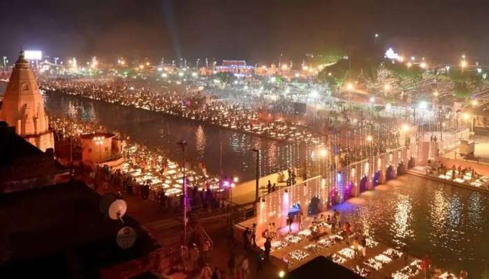 Ayodhya Deepotsav celebrations on Diwali 2021 photos: అయోధ్యలో దీపోత్సవ్ సెలబ్రేషన్స్ ఫోటోలు