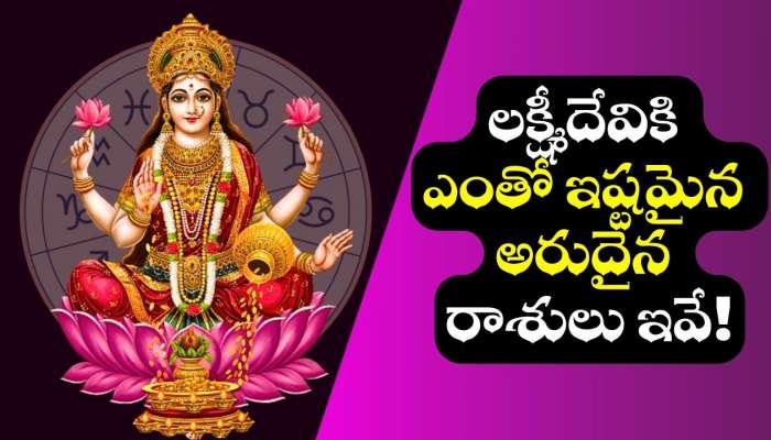 Lakshmi Favorite Zodiac: లక్ష్మీదేవికి ఎంతో ఇష్టమైన అరుదైన రాశులు ఇవే.. వీరికి ఊహించని డబ్బు.. కోటీశ్వరులవుతారు!