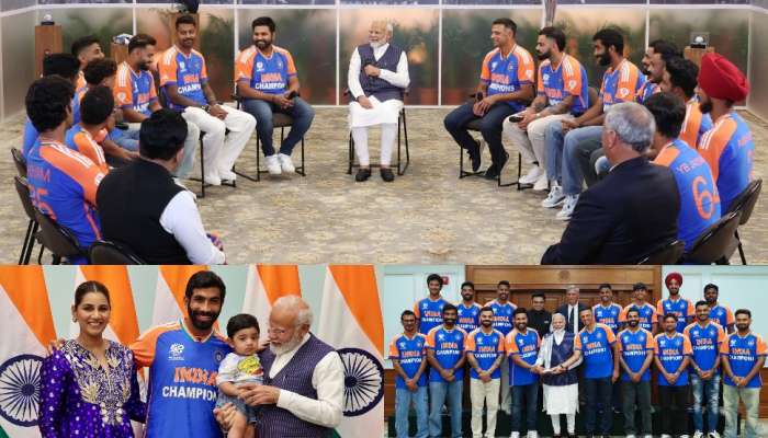 Team India: కోహ్లీ, రోహిత్‌ శర్మతో ప్రధాని మోదీ ఏం చేశారో చూడండి.. ఫొటోలు వైరల్