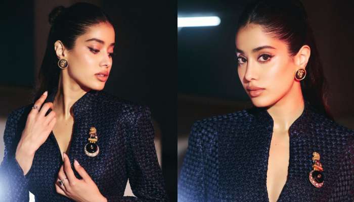 Janhvi Kapoor: బులుగు రంగు డ్రెస్ లో జాన్వీ కపూర్ అందాలు చూడతరమా.. లేటెస్ట్ పిక్స్ వైరల్..  