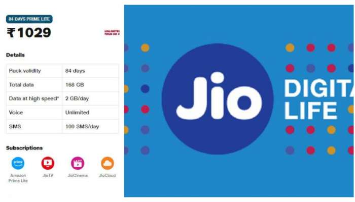 Jio: పండుగ ముందు జియో బిగ్ అప్‌గ్రేడ్‌.. రూ.1,029 రీఛార్జీ ప్లాన్‌తో ఇక అమెజాన్ ప్రైమ్‌ లైట్‌ ఉచితం..