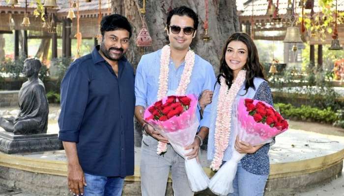 Kajal Aggarwal at Acharya sets: హనీమూన్ నుంచి ఆచార్య సెట్‌కు కాజల్, గౌతమ్ కిచ్లు