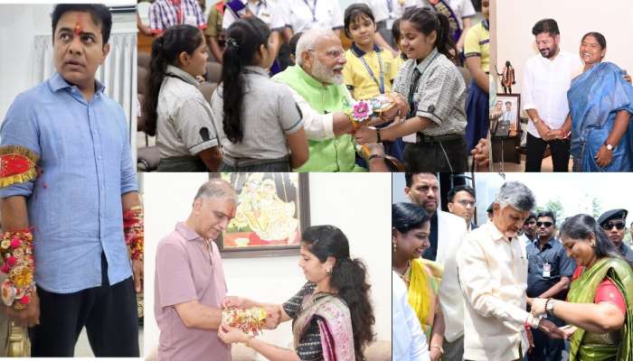 VIPs Raksha Bandhan: వీఐపీల రాఖీ పండుగ.. మోదీ, కేటీఆర్‌, చంద్రబాబు, రేవంత్‌ సహా రాఖీ వేడుకలు