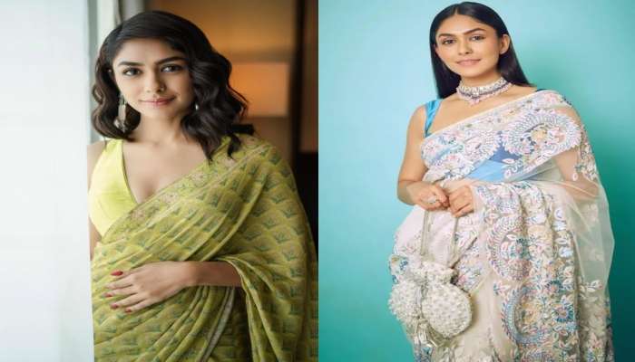 Mrunal Thakur: చీరలో మృనాల్ పాప వయ్యారాలు చూస్తే ఎవరికైనా మతిపోవాల్సిందే..