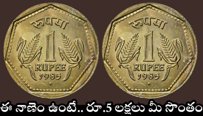 Old One Rupee Coin: ఈ పాత రూపాయి నాణెం ఉంటే..రూ.5 లక్షలు మీ సొంతం.. ఇప్పుడే ఇలా చేయండి..