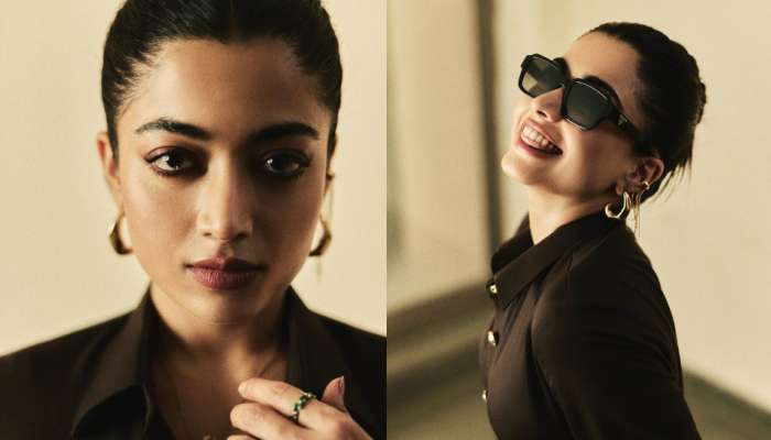 Rashmika Mandanna: బ్లాక్ డ్రెస్ లో క్యూట్ లుక్స్ తో ఫిదా చేస్తోన్న రష్మిక మందన్న.. 