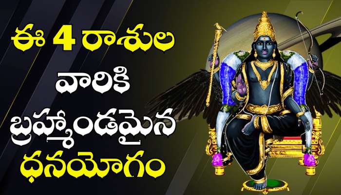 Shani Dev: ప్రత్యేక్ష దశలోకి శని.. ఇక ఈ 4 రాశుల వారికి బ్రహ్మాండమైన ధనయోగం..