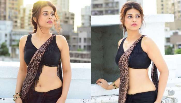 Shraddha Das Photos: బ్లాక్ శారీలో నడుము అందాలను ఆరబోస్తున్న బెంగాలీ బ్యూటీ!