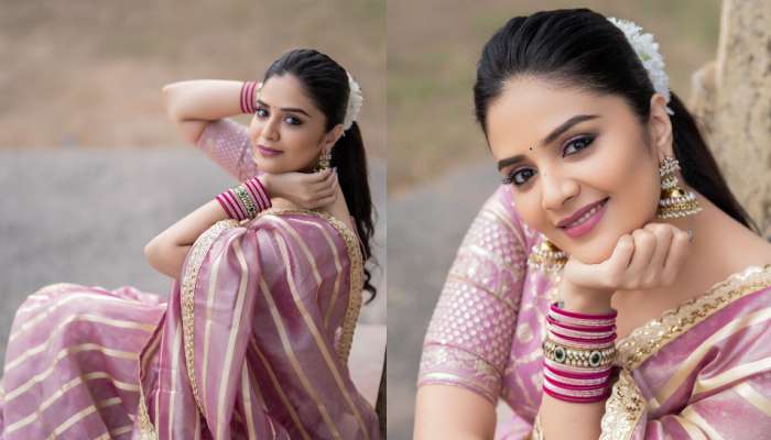 Sreemukhi: చీరకట్టులో  ఫిదా చేస్తోన్న శ్రీముఖి .. క్యూట్ లుక్స్ తో కుర్రాళ్లు క్లీన్ బౌల్డ్..  