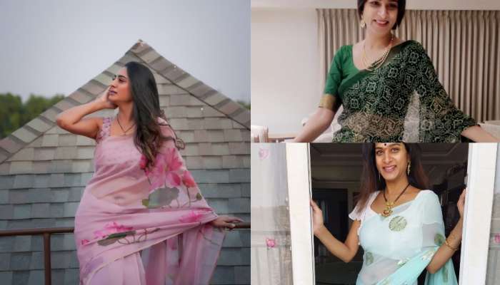 Surekha Vani Saree Pics: పల్చటి చీరలో నాభి అందాల్ని చూపిస్తున్న సురేఖా వాణి.. తగ్గేదేలే అన్నట్టుగా హల్చల్
