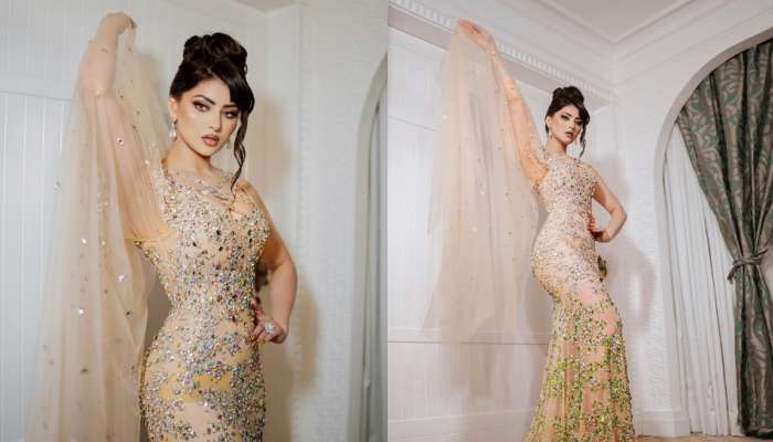 Urvashi Rautela: ఉల్లిపొర లాంటి డ్రెస్ లో ఊర్వశి రౌతెలా అందాల జాతర.. లేటెస్ట్ పిక్స్ చూసి తట్టుకోవడం కష్టమే సుమీ.. 