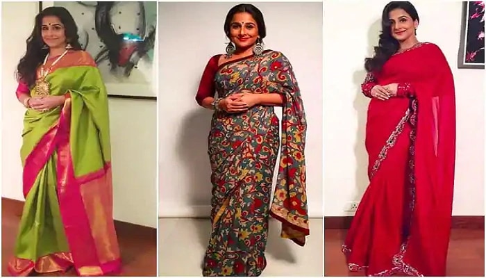 ట్రెడిషనల్ సారీలో  Vidya Balan సొగసు చూడతరమా