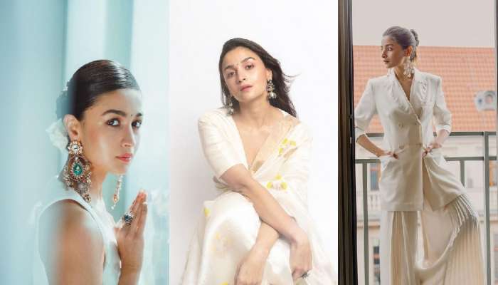 Alia bhatt pics: తెల్ల చీరలో మతి పోగొట్టేస్తూ.. కొంటె చూపుతో మత్తెకిస్తున్న ఆలియా!