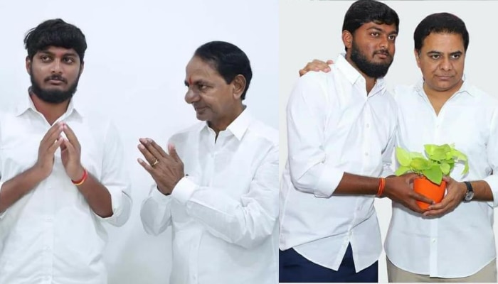 Photos: కేసీఆర్, కేటీఆర్ కి క్లోజ్ అంటూ ప్రజలను మోసం చేసిన యువకుడు