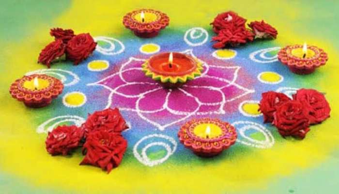 Makar Sankranthi Rangoli Designs: సులభంగా ముగ్గులు వేసిన వీటితో డెకరేట్ చేస్తే ఆ అందమే వేరు..!  