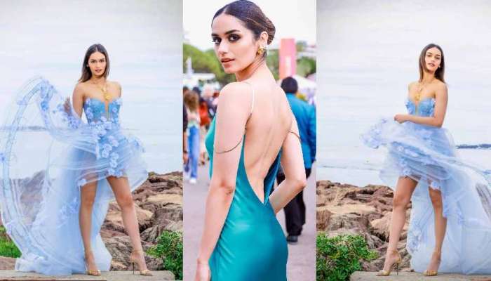 Manushi Chhillar Photos: ఉల్లిపొర లాంటి చిట్టి గౌనులో అన్నీ కనిపించేలా మానుషి చిల్లర్ హాట్ ట్రీట్!