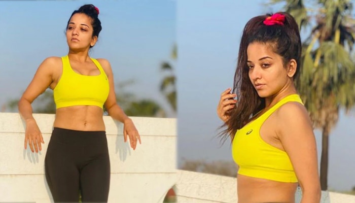 Monalisa workout photos: బెడ్రూమ్, వర్కవుట్ ఫోటోలతో హల్‌చల్ చేస్తున్న మోనాలిసా