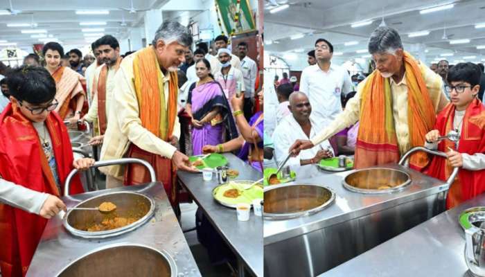 Chandrababu naidu: మనవడి జన్మదినం వేళ శ్రీవారి సేవలో చంద్రబాబు.. అన్నప్రసాద వితరణలో పాల్గొన్న సీఎం కుటుంబం.. పిక్స్ వైరల్..