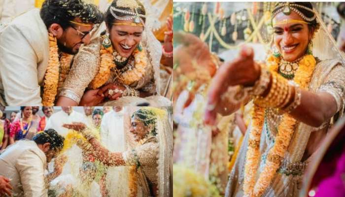 PV Sindhu Wedding Pics: గ్రాండ్‌గా పీవీ సింధు పెళ్లి.. నెట్టింట సందడి చేస్తున్న ఫోటోలు.. 