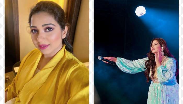 Shreya Ghoshal pics: శ్రేయాఘోషల్​ సింగర్ మాత్రమే కాదు.. చందమామలాంటి రూపం ఆమె సొంతం