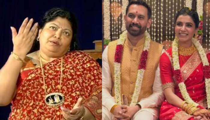 Samantha Wedding: సమంత పక్కన కూర్చోవాలంటే సిగ్గేసింది.!. రాజ్ నిడిమోరు పిన్ని షాకింగ్ కామెంట్స్..
