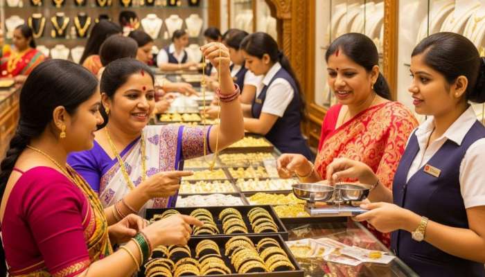 Gold Rate Today: వరుసగా 7వ రోజు పడిపోయిన పసిడి ధరలు.. అక్టోబర్ 26వ తేదీ ఆదివారం తెలుగు రాష్ట్రాల్లో ధరలు ఎలా ఉన్నాయంటే..!!